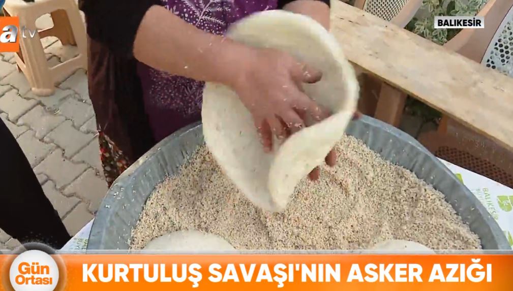 Azigi atv Gün Ortası | Kurtuluş Savaşı’nın asker azığı seferberlik çöreğinin ...